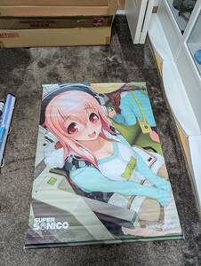 すーぱーそに子 B2タペストリー 美少女ゲームの広告画展