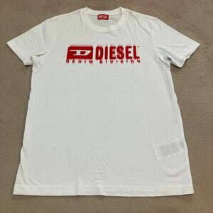 DIESEL ディーゼル T-DIEGOL-L6 DENIM DIVISION ホワイト Tシャツ サイズS 試着のみ 未使用品 ディーゼルジャパン 正規品