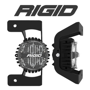 RIGID ジープ ラングラー JL 2018年～ LED フォグランプ イエロー US仕様 ルビコン 3pc スチールバンパー専用設計 真の安全と安心を！