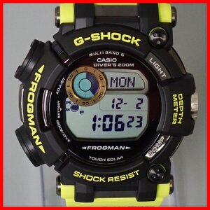 ☆1円 美品 CASIO G-SHOCK FROGMAN/フロッグマン 海上保安制度創設70周年 GWF-D1000JCG-9JR 電波ソーラー/200m防水/水深計&1245800559