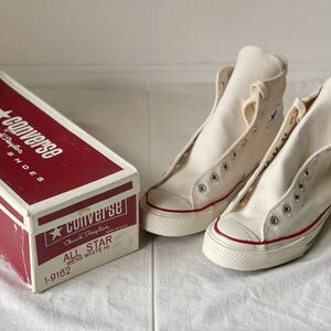 スペシャル！完全デッドストック！60sコンバースチャックテイラー 三ツ星 ホワイト 9 CONVERSE ビンテージ Vintage オールスター レア USA