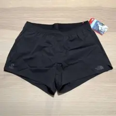 日本未発売ノースフェイストレーニングパンツランニングショートパンツ黒レディースL