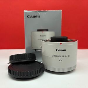 □ 使用数回 防湿庫保管品 Canon EXTENDER EF 2x Ⅲ エクステンダー カメラ アクセサリー 動作未確認 キャノン