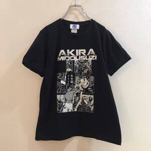 弱虫ペダル★御堂筋　秋田書店製 半袖 Tシャツ AKIRA MIDOUSUZI ブラック 黒 メンズ S