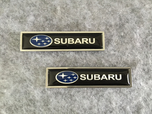 スバル SUBARU 車用デカール カーステッカー プレート エンブレム フェンダーバッジ シール 傷を隠す 2枚セット　05番