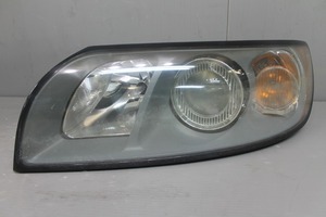 ボルボ V50 右H 前期 (MB5244S) 純正 AL 左 ヘッドライト ハロゲン 30698891 0 301 198 603 Volvo p046460