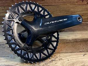 HT783 シマノ SHIMANO デュラエース DURA-ACE FC-R9100 クランク 48/32T 170mm 楕円チェーンリング社外 タッチアップあり リコール検査済