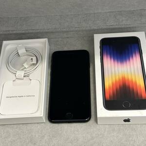 【美品】iPhoneSE 第3世代 64GB 初期化済　Starlight SIMフリー バッテリー96% 