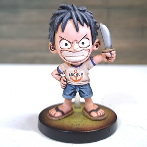 ルフィ　リペイント塗装済み完成品　■ワンピース/ONE PIECE figure repaint■ワールドコレクタブルフィギュア■ワーコレ■WCF