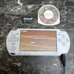 PSP2000 本体 メモリースティック&ディスク付 フェリシアブルー 訳あり