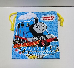 ☆未使用☆THOMAS&FRIENDS トーマス&ブレンズ きかんしゃトーマス 巾着袋 小物入れ