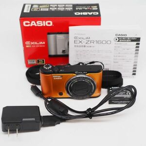 元箱付きで■ほぼ新品■ CASIO EXILIM EX-ZR1600 オレンジ