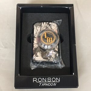 【未使用品】RONSON(ロンソン) オイルライター ルパン三世 RONSONライター ザ・ロック タイフーン ※箱付き（管理番号：063105）