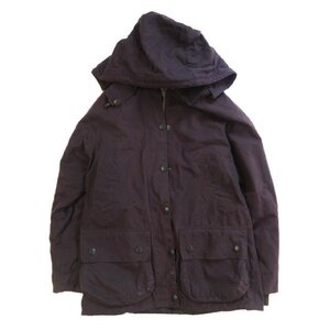 Barbour LADIES WINTER BEDALE バブアー ウィンター ビデイルジャケット オイルド アウター 紫 パープル サイズS レディース