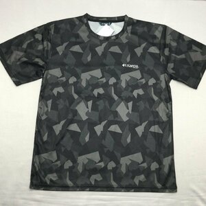 【送料無料】【新品】Kaepa メンズ 半袖Tシャツ(吸水速乾 UVカット 再帰反射）　 M 　　ブラック★362239