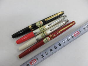 M【1-22】●16 文具店在庫品 PILOT パイロット 万年筆 4本まとめて H981 H875 H1275 H880 未使用長期保管品 / 筆記用具