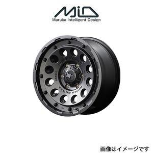 MID ナイトロパワー H12ショットガン アルミホイール 1本 MAX L900(14×4.5J 4-100 INSET45 バレルブラック)NITRO POWER H12 SHOTGUN