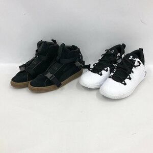 PUMA プーマ 36631001 24.5cm / UNDER ARMOUR アンダーアーマー 3021264-100 五十嵐圭サイン入り 26cm / スニーカー 2点【CKAQ0007】