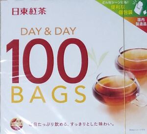 【匿名配送】日東紅茶 紅茶 ティーバッグ 100袋