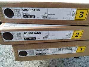 ☆未開封品 IKEA SONGESAND ソンゲサンド チェスト 引き出し×6 H126×W82×D50 70366779！直