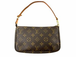 美品 LOUIS VUITTON ルイヴィトン M51980 ポシェット アクセソワール モノグラム ハンドバッグ Y06-16-A★