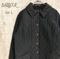 バブアー☆ブルゾン　キルティング　Barbour　ワンポイントロゴ　ジャケット