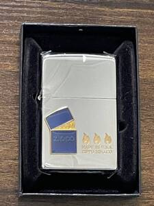 zippo ジッポー 立体メタル 3連 ファイヤ 年代物 1997年製 silver シルバー 特殊加工品 シルバーインナー 同年代 1997年製 ケース 保証書