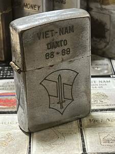 1968年製ベトナムジッポー「在ベトナム第1野戦軍」当時物 ヴィンテージ ミリタリー
