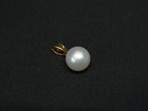 1円 ■美品■ MIKIMOTO ミキモト 本真珠 アコヤ真珠 パール 約8mm K18 18金 トップのみ ネックレス ペンダントトップ チャーム FI7610