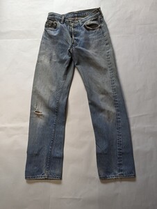 VINTAGE MADE IN USA Levi‘s501 82年製赤耳 W29 送料無料!