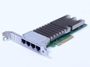 10Gbps 10ギガLANカード 希少4ポート DELL 0K5V44 Intel X710 10GbE, Base-T, PCIe LAN Adapter