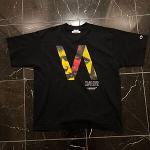 定価 VA FRAGMENT CHAMPION TEE BLACK アンダーカバー 藤原ヒロシ 