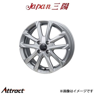 ジャパン三陽 ザック JP-325 アルミホイール 4本 フレア ワゴン MM42S(13×4.0B 4-100 INSET45 ブライトシルバー)Japan三陽 ZACK JP-325