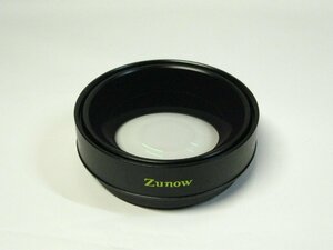 ▽Zunow 0.8倍 WCX-08 ワイドコンバージョンレンズ 72mm 外観難あり 中古 ズノー 2