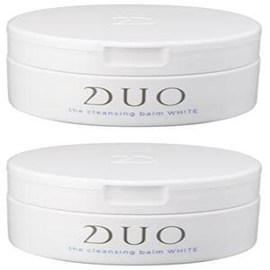 ◆送料無料 DUO ザ クレンジングバーム ホワイトa 90g × 2個セット メイク落とし【天然クレイ ガスール×ブライトケア】クリアな素肌に