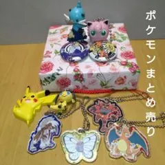 ポケモン　まとめ売り　ピカチュウ　フタチマル　プリン　キーホルダー　缶バッジ