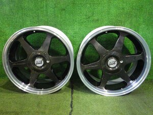 ◆ 美品 MK MOTORSPORT MKモータースポーツ アルミホイール 18インチ 2本セット 8.5J +38 PCD120 5穴 G248 ◆