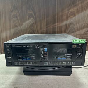 MYM11-745 激安 カセットデッキ KENWOOD X-7WG STEREO CASSETTE DECK 通電不可 ジャンク※3回再出品で処分