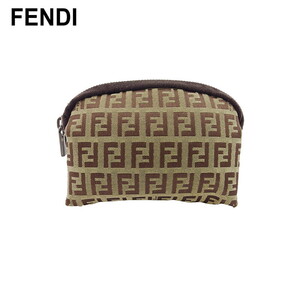 フェンディ 化粧ポーチ ポーチ ズッカ FENDI 中古