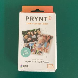 PRYNT POCKET(プリントポケット) 専用 プリント用紙 (40枚入り) Zink フォトペーパー フォトステッカー ②