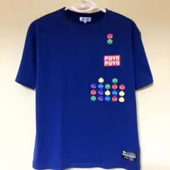 ぷよぷよ Tシャツ ゲーム tシャツ SEGA ぷよぷよ tシャツ ネイビー紺色