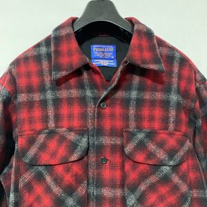 美品 ペンドルトン ウール オンブレ チェック オープンカラー シャツ S シャドー Pendleton wool board SHIRT