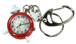 かわいい 可愛い ミニ フクロウ 小さい 懐中 時計付き キーホルダーウォッチ 目覚まし時計 安い クリックポスト
