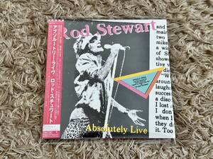 紙ジャケ ロッド・スチュワート/アブソルートリー・ライヴ ROD STEWART/ABSOLUTELY LIVE 国内盤 SHM-CD 廃盤