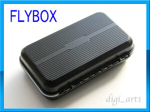 【新品】FLY ケース FLY BOX 防水 ブラック プラ製 Lサイズ easy grip★★