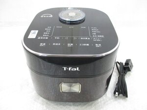 ◎展示品 T-fal ティファール ザ・ライス 遠赤外線 IHジャー炊飯器 5.5合炊き RK8808JP ブラック w1211