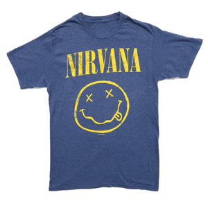 古着 NIRVANA ニルヴァーナ バンドTシャツ スマイル サイズ表記：M　gd82146