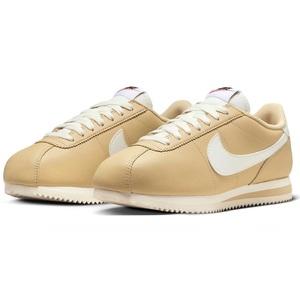 ☆NIKE WMNS CORTEZ LEATHER 薄茶色/白 25.5cm ナイキ ウィメンズ コルテッツ レザー DN1791-200