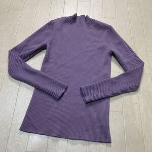 4041☆ UNITED ARROWS GREEN LABEL RELAXING トップス ニット ハイネックセーター レディース パープル