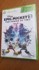 XBOX360 DISNEY EPIC MICKEY THE POWER OF TWO 北米版 ディズニーエピックミッキー パワーオブザトゥー